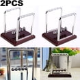 thumbnail image 2 of 2 uds Newton s Cradle Fun Balance Balls escritorio ciencia educación escritorio cubierta juguete para regalo, 2 of 5