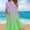 Green, variant on Women's Tiered Flowy Mini Dress with Pockets - Casual Short Sleeve T-Shirt Dress for Summer