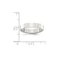 thumbnail image 3 of Sterling Silver 4mm Flat Band - Size 9.5, 3 of 3