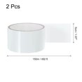 thumbnail image 2 of Unique Bargains Ruban de Scellement Étanche 2"x 492 Pieds, Ruban de Réparation Étanche en PVC, Blanc 2 Pcs, 2 of 7