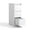 White + Vertical + 3D, variant on Metal Vertical File Cabinet with Lock – Steel Filing for Office Home, A4/Legal/Letter Size