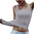 thumbnail image 2 of SMihono Hauts pour Femmes Débardeur pour Femmes Doublure en Coton pour Femmes Débardeur à Col Rond Hauts avec un Beau Dos Débardeurs pour Femmes Hauts d'Été pour Femmes, 2 of 5
