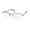 gunmetal, variant on PRIMARY PT107 TITANIUM EYEGLASS FRAME/GLASSES HALF-RIM DURABLE SIMPLE & ELEGANT