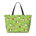 thumbnail image 2 of Fuzoiu Guinea Pigs Print Waterproof Beach Tote Bag for Women Girls with Zipper,Sandproof Pool Swim Bag,Large Capacity Beach Travel Bag for Pool Swim Travel Everyday, 2 of 7