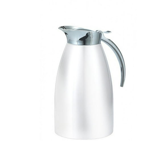 Jarra Termica PRINZ Doble Pared Acero Inox Despachador Color Blanco