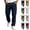 Navy, variant on Zpzdpjkx Mens Straight Leg Cargo Pants Zipper Pockets Elastic Waist Solid Color Casual Outdoor Travel Daily Hiking Pants for Mens
