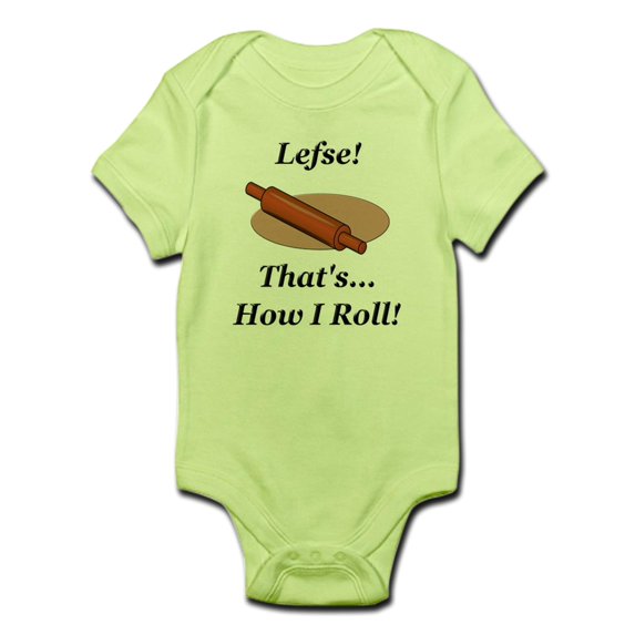 CafePress - Lefse How I Roll Infant Bodysuit - Baby Light Bodysuit