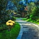 thumbnail image 5 of Luces solares LED de 7 cabezales para jardín de rosas | Iluminación decorativa impermeable de plástico para caminos de jardín | Lámpara solar de flores de bajo consumo con encendido y apagado, 5 of 6