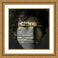 thumbnail image 2 of Stephen Chambers 12x12 Gold Ornate Wood Framed With Double Matting Wall Art Titled - Bob Dylan Lyric, 2 of 6