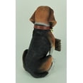 thumbnail image 3 of Statue Réaliste de 12 Pouces Charlie le Chien Beagle avec Panneau Réversible, 3 of 3