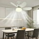 thumbnail image 5 of E26/27 ventilador de enchufe luz LED ventilador de bombilla regulable 40W/30W para dormitorio cocina, 5 of 6