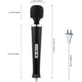thumbnail image 2 of ​​Artrylin 10-Speed Handheld Back Massager, Powerful Plug-in Percussion Massage Gun for Neck, Shoulder, Back Pain Relief, Deep Tissue Muscle Relaxation​​,Black, 2 of 9