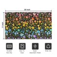 thumbnail image 5 of Bohemian Retro Floral Non-Slip Entryway Door Mat,Boho Indoor Decor Durable Low Plush Door Mat,Washable Welcome Rug for Patio Hallway Home Decor 17x30 Inches, 5 of 7