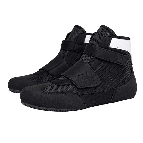 CPNG Boys and Girls Sneakers High Top Boxing Shoes Competition Training Shoes Arts Exercises Wrestling Shoes