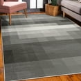 thumbnail image 3 of Palette Decorative Rug, Abstract Vortex Swirls and Shapes Pattern Vibrant Pastel Color Gradients, Quality Carpet for Bedroom Dorm and Living Room, 6 Sizes, Charcoal Grey, by Ambesonne, 3 of 4