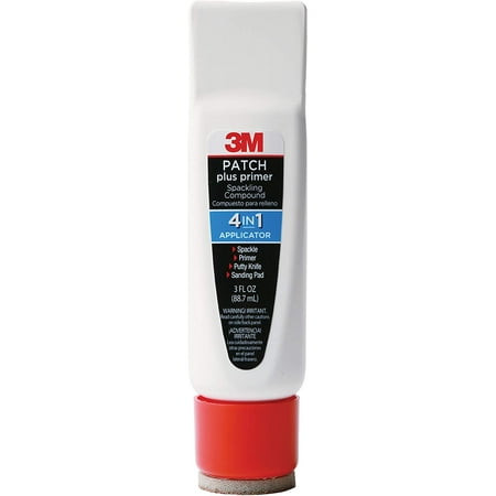 3M PPP-3-4IN1T Patch Plus Primer 4-in-1, 3 fl oz, White