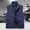 Dark Blue, variant on Men's Lightweight Softshell Fishing Vest Utility Safari Travel Vest with Pockets Outdoor Work Photo Cargo Fly Summer Vest