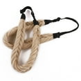thumbnail image 4 of SEGO Synthetic Hair Braided Headband Classic Chunky Wide Plaited Braids Elastic Stretch Hairpiece Beauty accessory, 4 of 8
