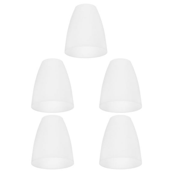 5 Pcs Small Light Shade Decorative Lamp Ceiling Lampshade Bulb White