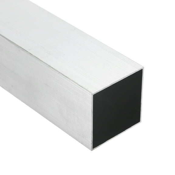 Uxcell Aluminum Square Tubing,1.57"x1.57"x10" Long 0.04" Wall Thick 6063 Aluminum Square Tube Seamless Structural Metal Profile Hardware for Construction DIY Home Decor Furniture
