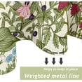 thumbnail image 6 of Thick Fabric Wildflower Shower Curtain 72 x 72 Inch for Bathroom, Sage Green Plant Botanical Vintage Floral Shower Curtain Set, Flower Bathroom Curtain with 12 Hooks, 6 of 6