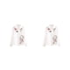 thumbnail image 1 of Qarigey Camisas de mujer Tallas grandes Camisa blanca Flor de manga larga Botonadura elegante Fiesta de negocios Blusa deportiva M M,1522 Blanco 2piezas, 1 of 6