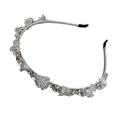thumbnail image 1 of Diadema de cristal para mujer, banda decorativa para el pelo con diamantes de imitación, Tiara para el pelo de cuarzo, diadema con cuentas de princesa, 1 of 5