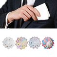 thumbnail image 2 of Portable Sweat Absorbent Pocket Handkerchief for Wedding Party Activities Soft and Absorbent Pocket Towel whi, 2 of 4
