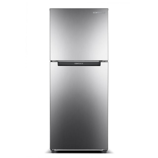 Contoure Réfrigérateur/congélateur R-1088-12V Réfrigérateur/congélateur; RapidCold; 10,7 Pieds Cubes; 12 Volts; Système de Contrôle de Température Réglable; avec Éclairage Intérieur LED; Acier Inoxydable; Sans Givre