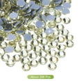 thumbnail image 3 of Uxcell 288 Pcs Strass Hotfix Cristales de Vidrio Plano (SS34 7.3mm, Amarillo Claro), 3 of 5