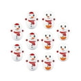 thumbnail image 4 of Abbraccia 5x10Pcs Ornaments Funny Christmas Snowman Tumbler for Yard Indoor Outdoor Home snowman, 4 of 10