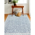 thumbnail image 4 of Bashian R131-BL-4X6-AL119 3.6 x 5.6 in. Valencia Transitional Hand Tufted Area Rug, Blue, 4 of 5