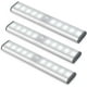 thumbnail image 1 of Luz de armario de batería de 3 uds (10LED recargable blanco frío clásico 19cm) Fokelyi CZJJ-HY116-2, 1 of 6