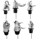 thumbnail image 4 of Decantadores de licor, vino, champán, vertedor, decantador, cabeza de animal, tapas de vino, selladores, camarero plateado, herramientas de cocina, accesorios de barra, 1 pieza, león, 4 of 5