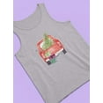 thumbnail image 3 of Christmas Cars Iii Racerback Tank Women -Jennifer Paxton Parker Designs, Female Large, 3 of 4