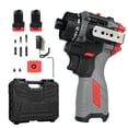 thumbnail image 1 of electric screwdriver,Torque Adjustable Driver With Hammer 45nm Speed Wood Lithium Tool Kit Power Hammer Wood Pvc Abs Screw Driver Kit Screw Adjustable 2 With Torque 2 Speed Driver 16.8v Hammer, 1 of 7