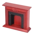 thumbnail image 4 of Mini modelo de chimenea, chimenea de casa de muñecas escala 1:12, rejilla para casa de muñecas, decoración de chimenea para casa de muñecas, características de vanguardia, 4 of 12
