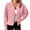 Pink, variant on Jamicy Cropped Cardigan for Women 2025 Fall Women's Long Sleeve Sweater Cardigan Cable Knit Open Front Button Outwear Coats