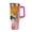 Light Rose Red-style-22, variant on An-gelica Pick-les 40 Oz Car Cup Stainless Steel Tumbler with Handle, Lid, And Straw, Reusable Large Capacity Car Cup