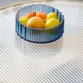 thumbnail image 3 of Cterwk Modern Circular 2 Layer Solid Wood Tea Table Rattan Woven Side Table, 3 of 9