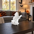 thumbnail image 5 of Halloween Decorations Ghost with Lantern and Walking Cat, Lighted Ghost Figurine, Cute Halloween Decor for Shelf Mantel Table Display, Indoor Halloween Home Decoration, 5 of 7
