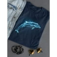 thumbnail image 3 of Neon Dolphin Shaped T-Shirt Women -Image by Shutterstock, Female Medium, 3 of 4