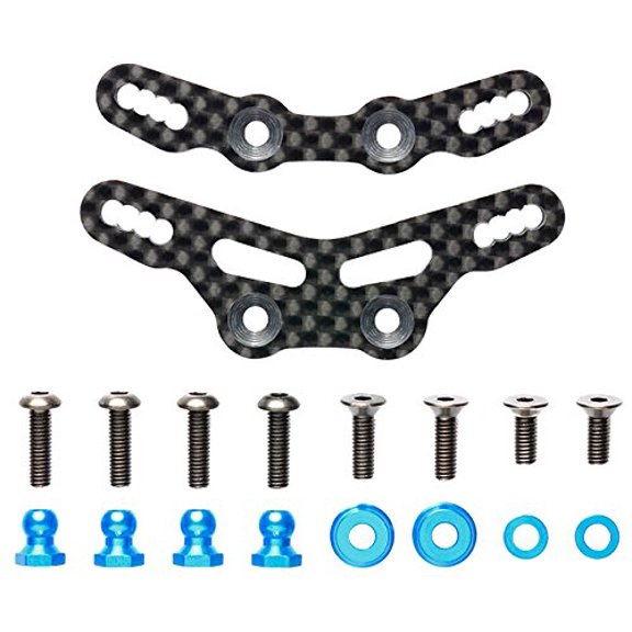 Tamiya Hop-Up Options No.1790 Op.1790 M-07 Concept LH Carbon Dumpling Stay (TRF short damper) 54790