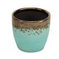 thumbnail image 1 of Cheungs 5590GR Abstract Mosaic Pattern Ceramic Planter, Gray, 1 of 3
