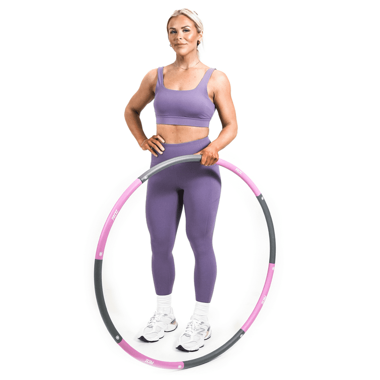 上品 PRCTZ Weighted Hula Hoop, 2.5 lb Exercise Hula Hoops for その他