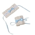 thumbnail image 4 of Mangas de muñeca estilo Lolita con volantes, accesorios de cosplay de sirvienta de anime para mujer. Azul, 4 of 6