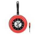 thumbnail image 2 of Frying Pan Wall Clock, Decorative Hanging Clocks Clear Reading Large Digital Dial  For Dining Room For Restaurants For Bars, 2 of 8