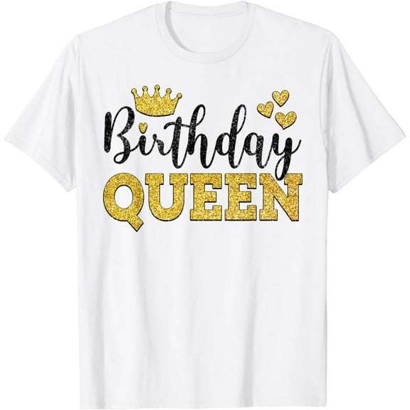 Birthday Queen Girls Women It's My Birthday Matching T-Shirt