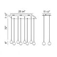 thumbnail image 4 of Eurofase Lighting - Patruno Chandelier 8 Light - 11.5 Inches Wide By 4 Inches, 4 of 4