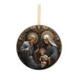 thumbnail image 2 of Christmas Ornaments Nativity Ornaments Sublimation Unique Christmas Decor Christ Baby Mary Design Gift Christmas Tree Decoration Christmas Tree Ornaments, 2 of 7